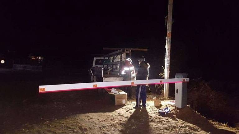 Шлагбаум в садоводство Шлагбаум в садоводство