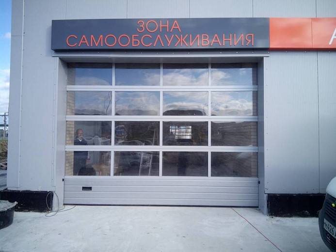 Ворота на автомойку Ворота на автомойку