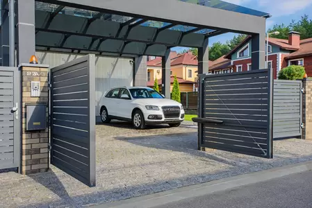 Автоматические распашные ворота