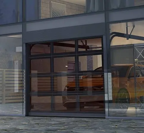 Будьте в тренде: «АЛЮТЕХ» представляет панорамные ворота с минеральным остеклением 